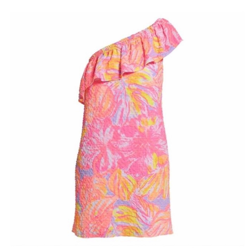 Emmeline One Shoulder Multi Sun Splashed